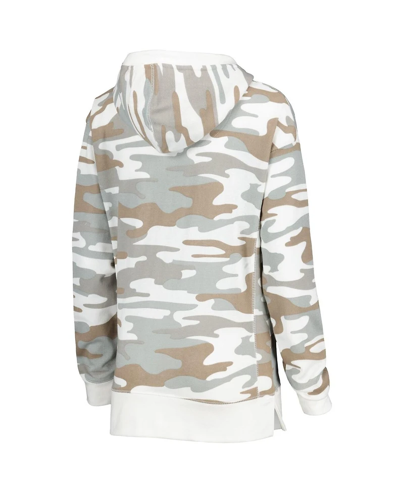 Women's Pressbox Camo Oklahoma Sooners San Pablo Pullover Hoodie