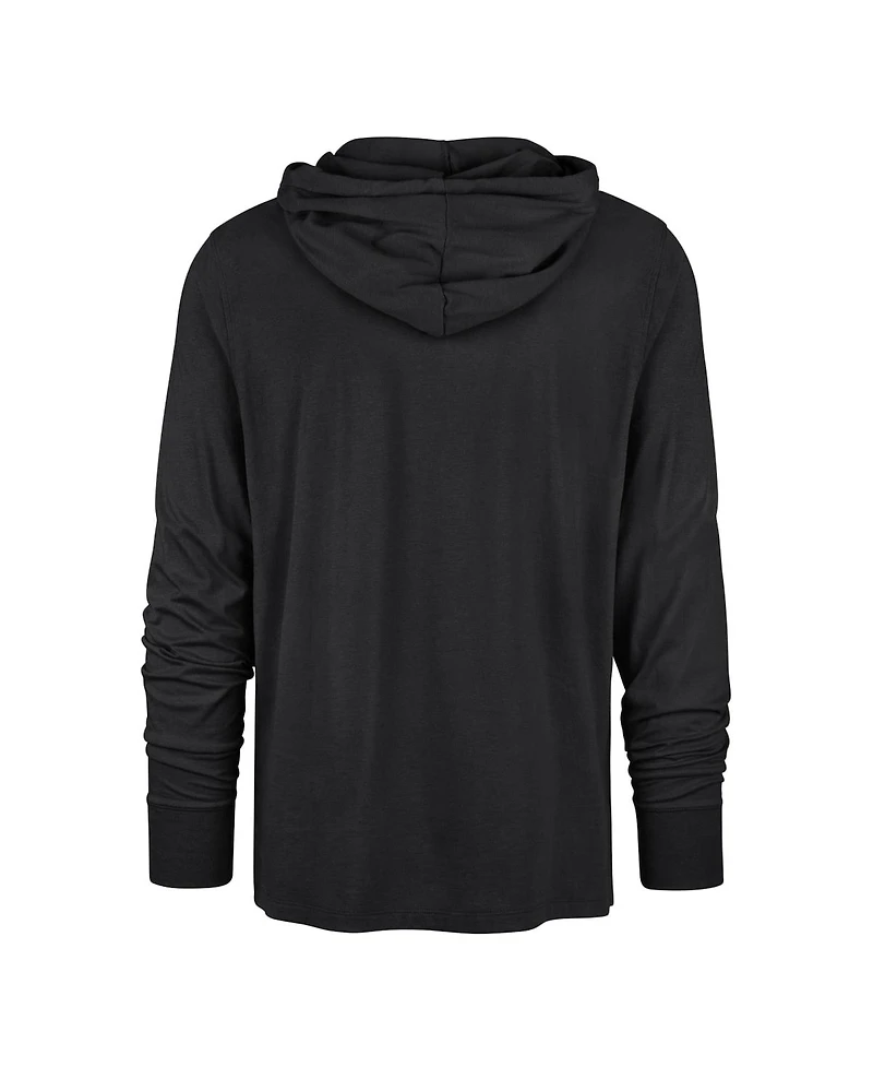Men's '47 Brand Black Chicago White Sox Field Franklin Pullover Hoodie