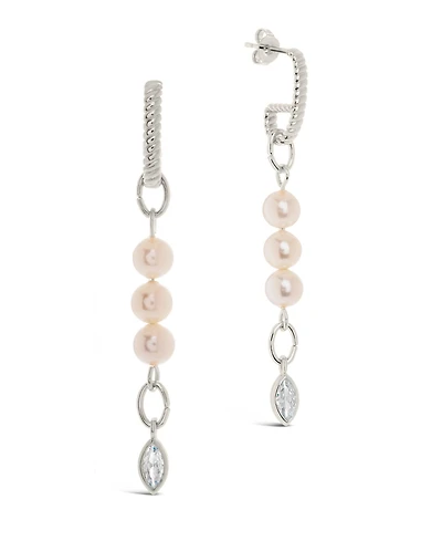 Sterling Forever Ivanna Dangle Earrings