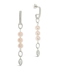 Sterling Forever Ivanna Dangle Earrings