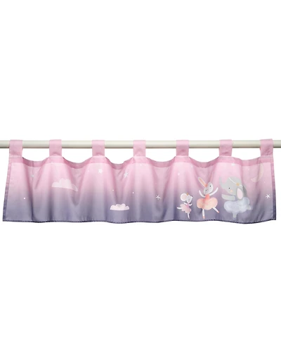 Bedtime Originals Tiny Dancer Ballet Animals Window Valance - Pink/Purple