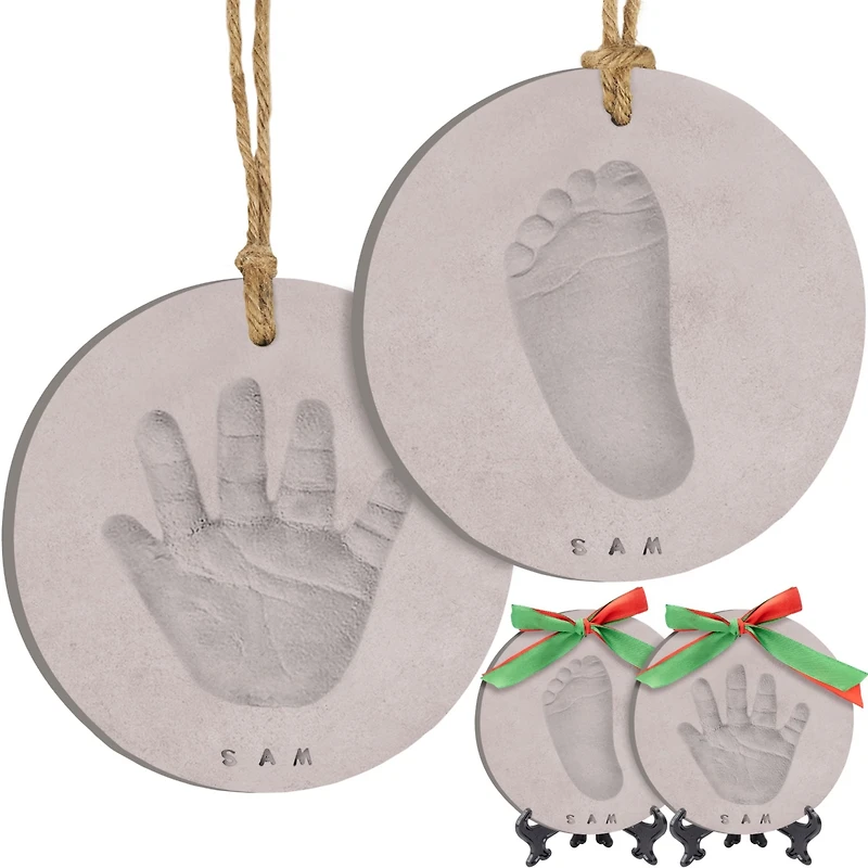 KeaBabies Cherish Baby Hand and Footprint Kit, Dog Paw Print Handprint Ornament Kit for Newborn, Babies, Boys, Girls