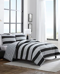 Closeout! Nautica Lawndale Reversible 3 Piece Comforter, Set, Full/Queen