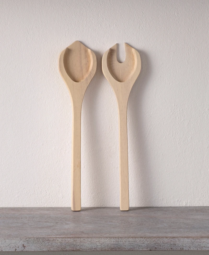 Noritake Hammock Wood Salad Servers