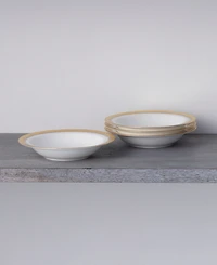 Noritake Odessa Gold Set of 4 Fruit Bowls, Service For 4