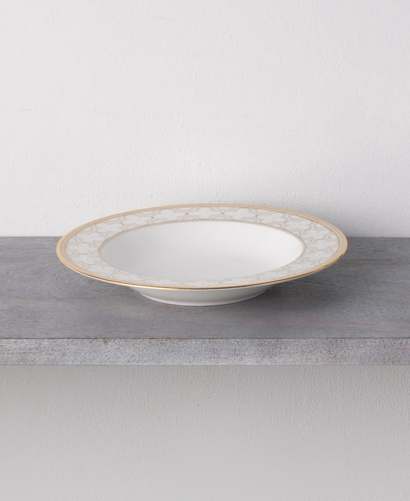 Noritake Trefolio Gold Set of 4 Soup Bowls, Service For 4
