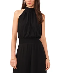 Vince Camuto Women's Halter Tie-Back Wide-Leg Jumpsuit