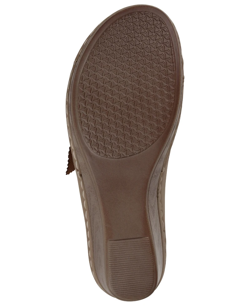 Gc Shoes Women's Selly Flower Wedge Sandals