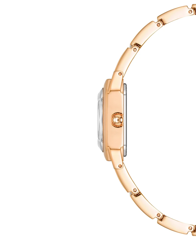 Anne Klein Women's Crystal Accent Bracelet Watch 23x32mm