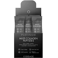Codeage Multi Collagen and Biotin 10,000 mcg + Vitamin C, B6 & D3, Keratin, Hyaluronic Acid, Niacin, 18 Amino Acids - Stick Packs Supplement
