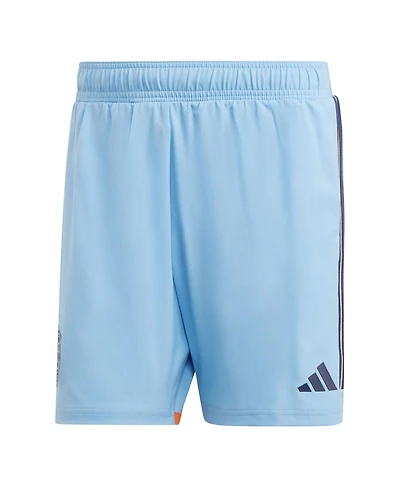 Men's adidas Sky Blue New York City Fc Aeroready Authentic Shorts