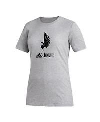 Women's adidas Heather Gray Minnesota United Fc Aeroready Club Icon T-shirt