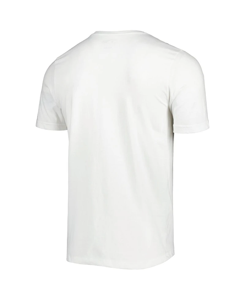 Men's adidas White Miami Hurricanes Pride Fresh T-shirt