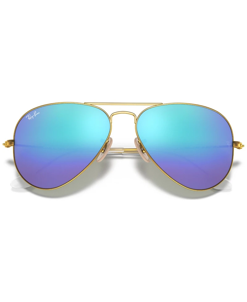 Ray-Ban Sunglasses, RB3025 Aviator Mirror