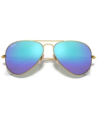 Ray-Ban Sunglasses, RB3025 Aviator Mirror