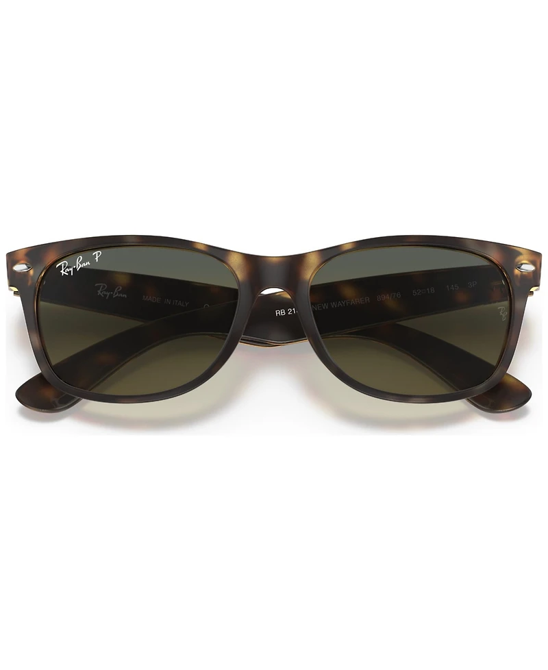 Ray-Ban Unisex Polarized Sunglasses, RB2132 New Wayfarer