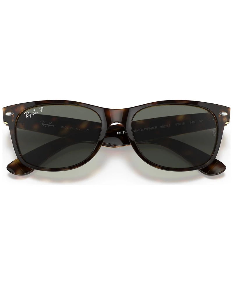 Ray-Ban Unisex Polarized Sunglasses, RB2132 New Wayfarer