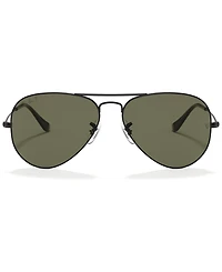 Ray-Ban Unisex Polarized Sunglasses, RB3025 Aviator Classic