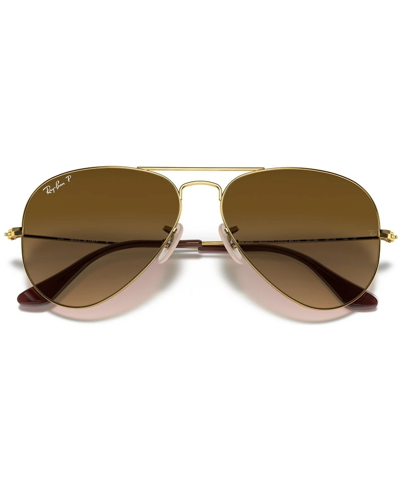 Ray-Ban Unisex Polarized Aviator Classic Sunglasses, RB3025