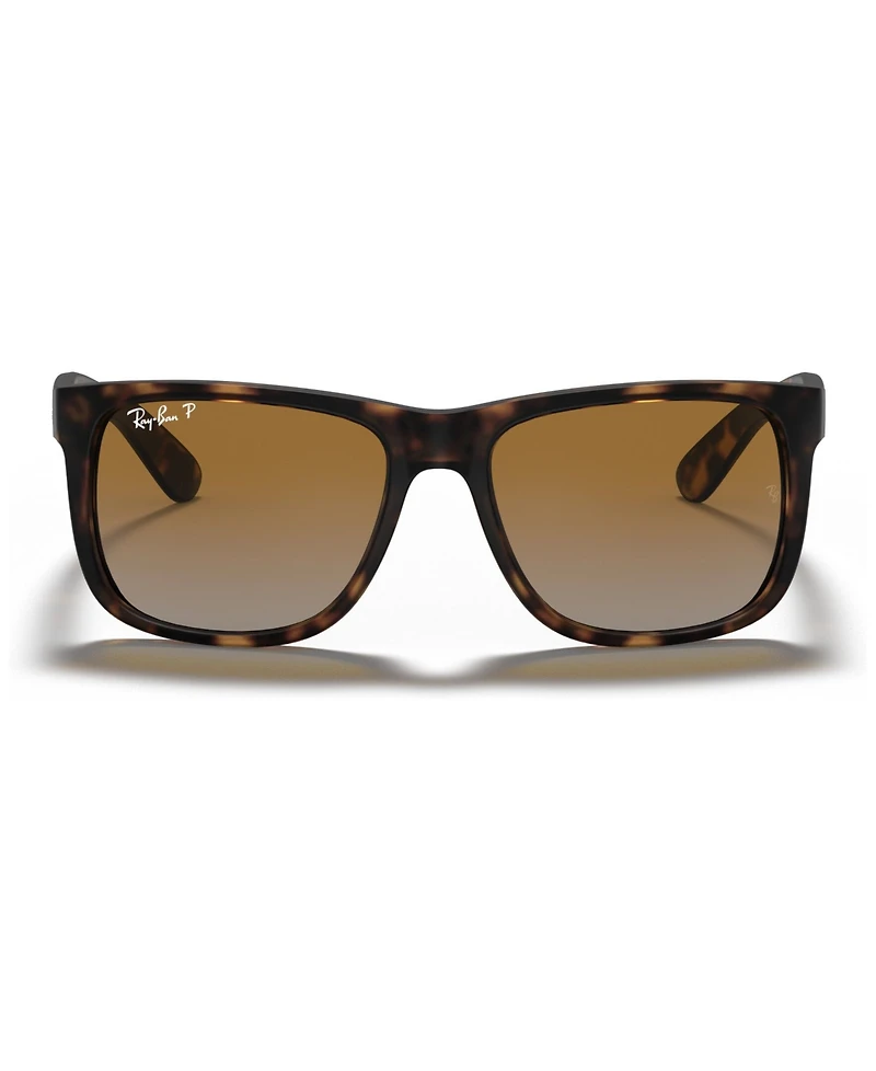 Ray-Ban Unisex Polarized Justin Gradient Sunglasses, RB4165