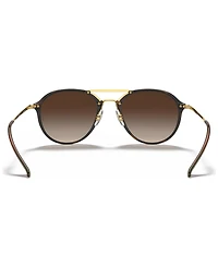 Ray-Ban Unisex Sunglasses, RB4292N 62 Blaze Double Bridge - Brown