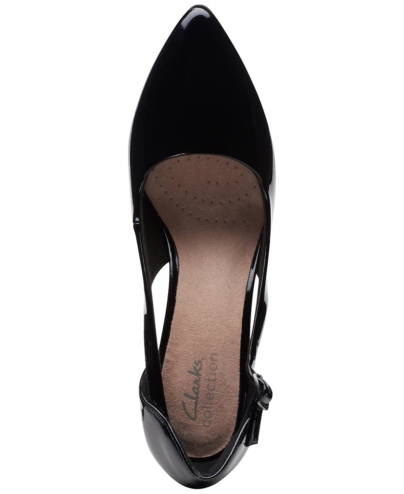 Clarks Women's Kataleyna Rae Side-Cutout Comfort Pumps