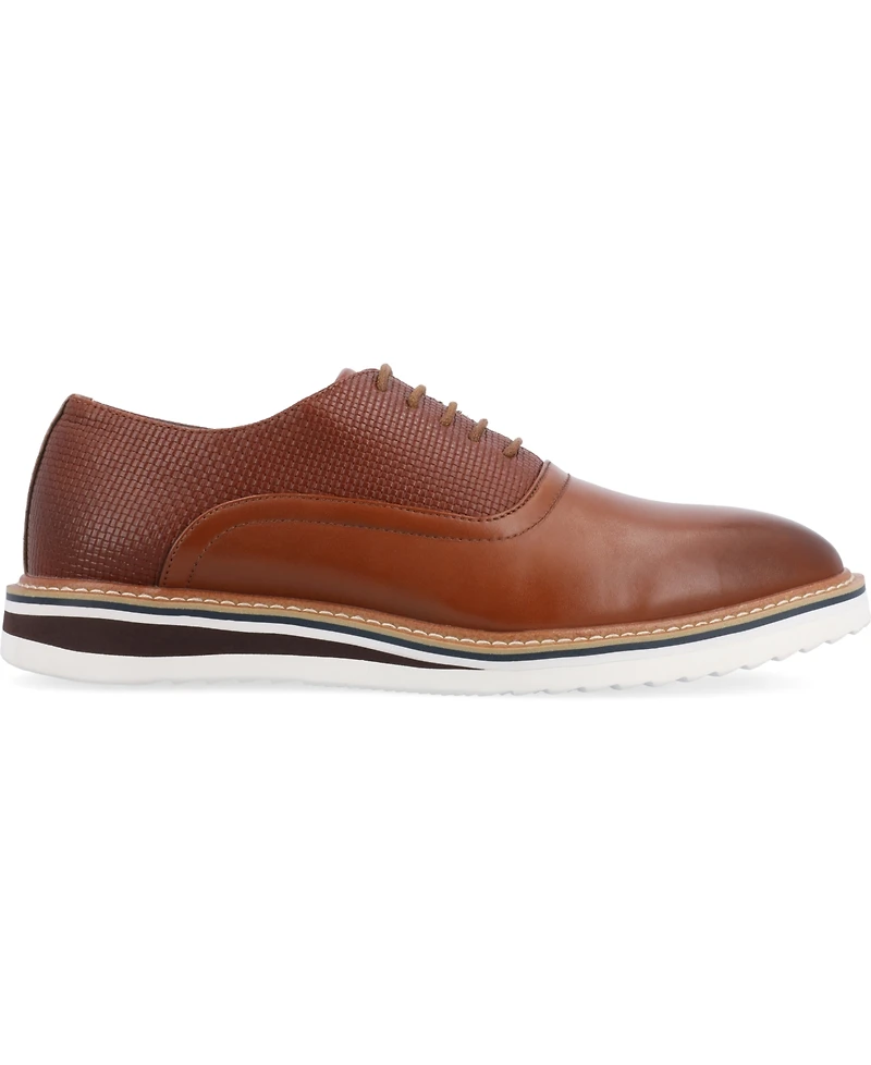 Vance Co. Men's Weber Plain Toe Hybrid Dress Shoes