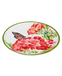 Certified International Geraniums Melamine Platter, Set of 2