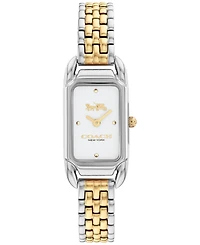 Coach Women's Cadie Two Tone Stainless Steel Bracelet Watch, 17.5 x 28.5mm