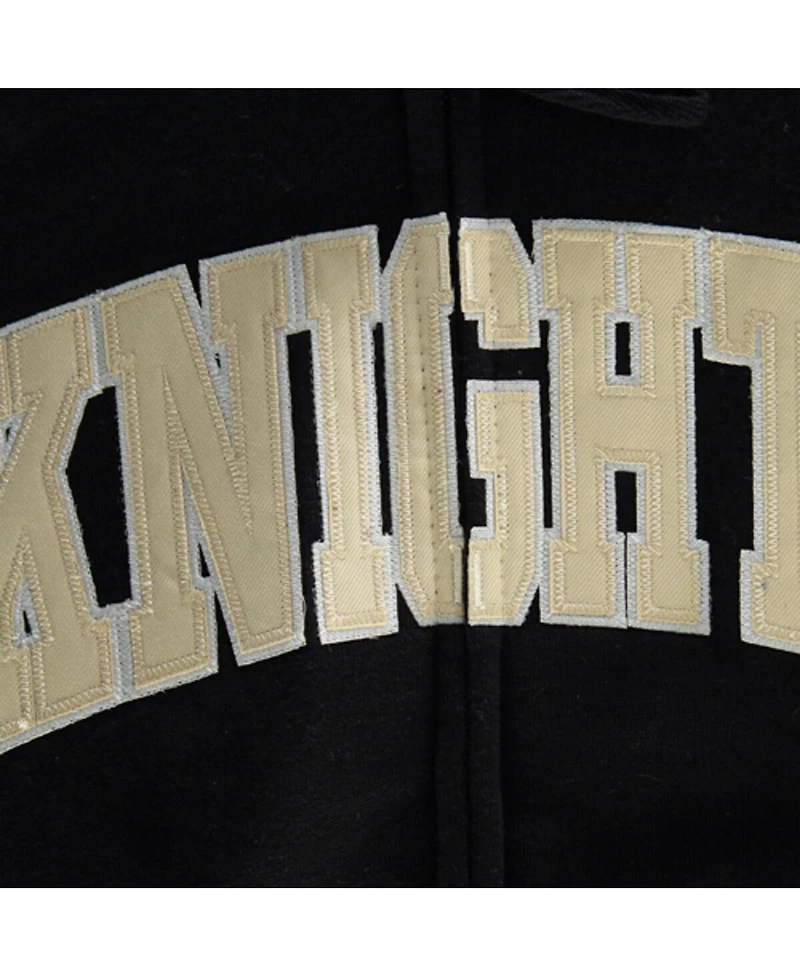 Women's Stadium Athletic Black Ucf Knights Arched Name Full-Zip Hoodie