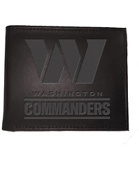 Men's Black Washington Commanders Hybrid Bi-Fold Wallet