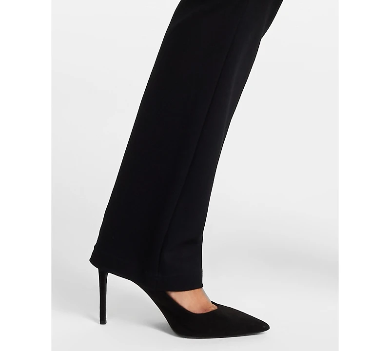 I.n.c. International Concepts Plus Size High Rise Pull-On Straight-Leg Pants, Created for Macy's