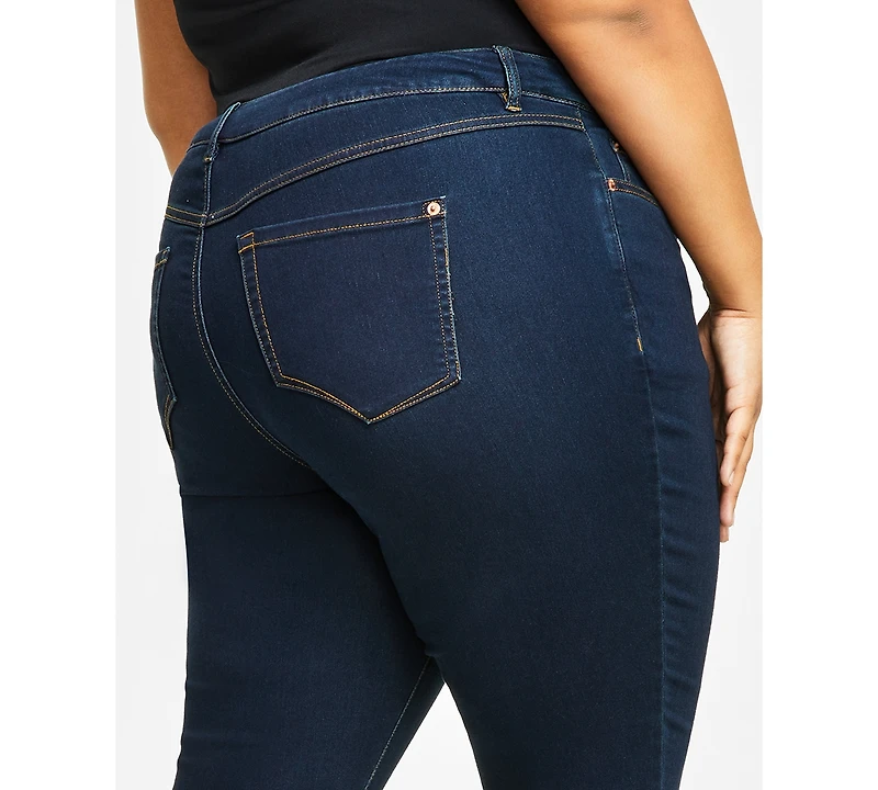 I.n.c. International Concepts Plus Size Essex Super Skinny Jeans, Created for Macy's