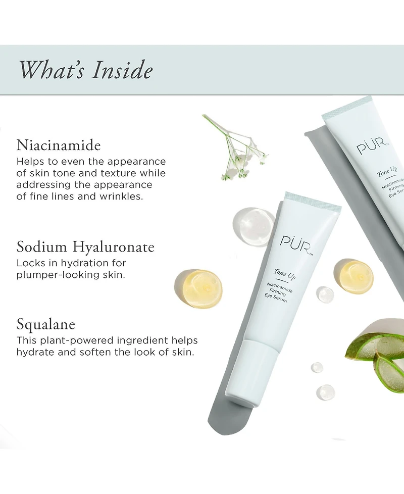 PUR Tone Up Niacinamide Firming Eye Serum