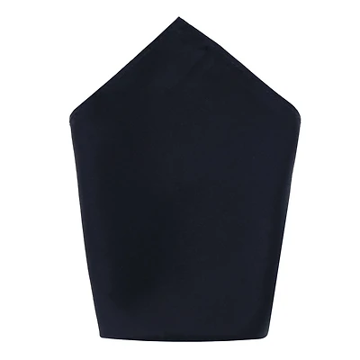 Trafalgar Men's Sutton Solid Color 13 Inch Silk Pocket Square