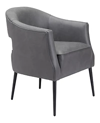 Zuo 30" Steel, Polyester Berkeley Boho Chic Accent Chair