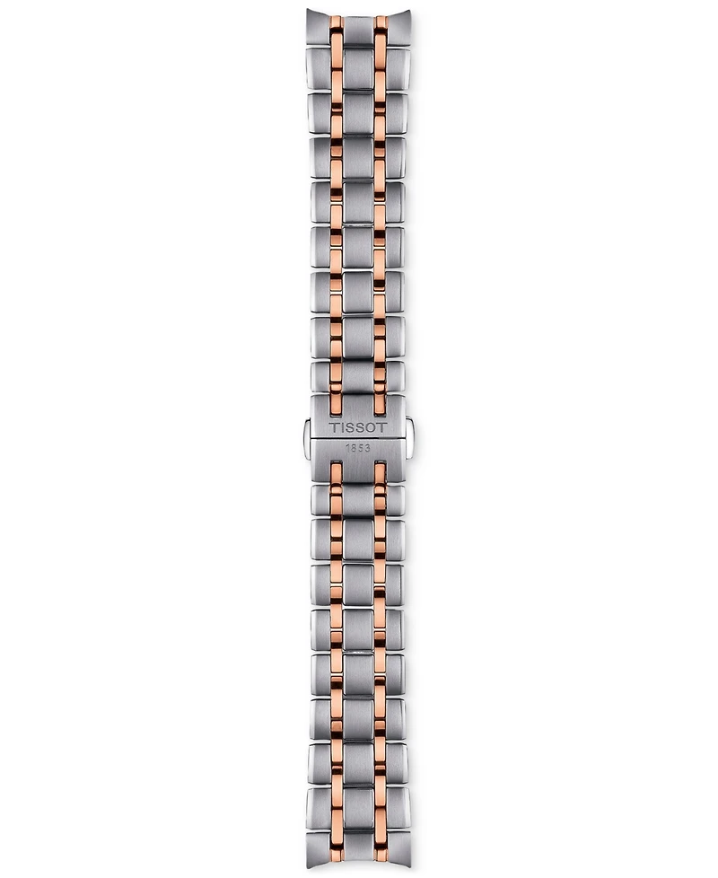 Tissot Unisex Swiss Automatic Chemin des Tourelles Powermatic 80 Two-Tone Stainless Steel Bracelet Watch 39mm