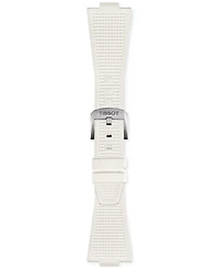 Tissot Men's Swiss Automatic Prx White Rubber Strap Watch 40mm