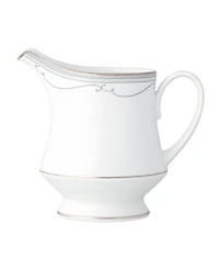 Noritake Satin Flourish Sugar and Creamer, Set of 2