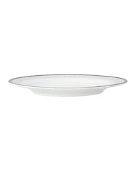Noritake Silver Colonnade 4 Piece Bread Butter/Appetizer Plates Set, Service for 4