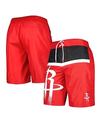 Men's G-iii Sports by Carl Banks Red Houston Rockets Sea Wind Swim Trunks