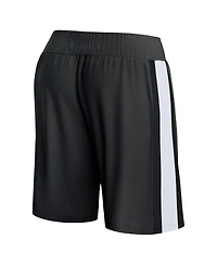 Men's Fanatics Black Utah Jazz Referee Iconic Mesh Shorts