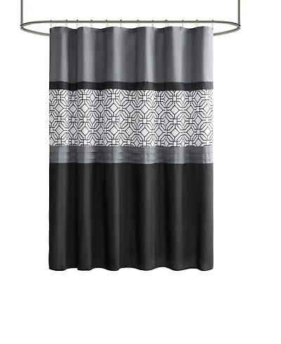 510 Design Donnell Embroidered Shower Curtain, 72" x 72"