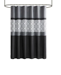 510 Design Donnell Embroidered Shower Curtain, 72" x 72"