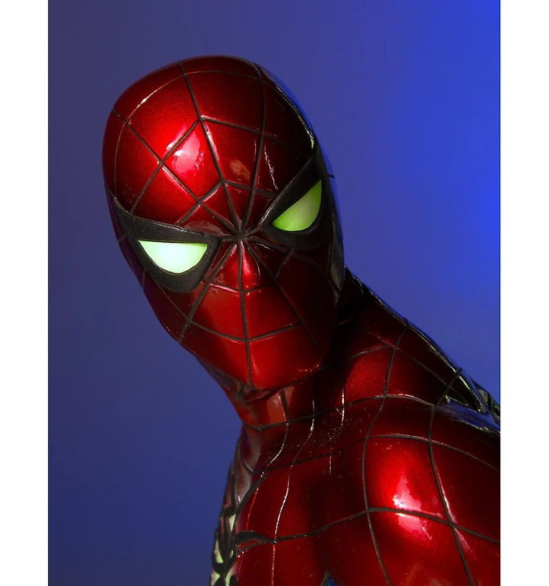 Marvel Spider-Man Collector Statue Bust | Spider-Man Mark Iv Suit Resin Cast Figure | 6-Inch Height
