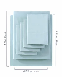 Closeout! Tommy Bahama Home Solid 1000-Thread Count Cotton Blend Sateen 6 Piece Sheet Set