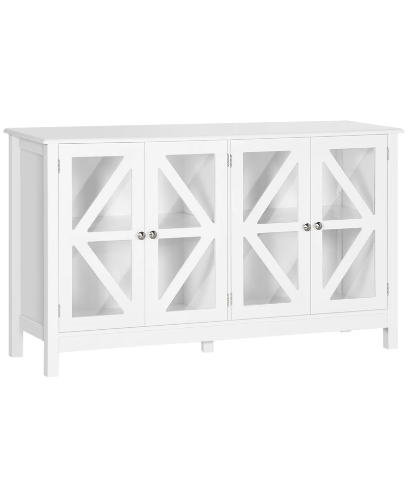 Homcom Kitchen Sideboard Storage Cabinet with Doors,