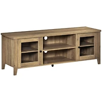 Homcom 60" Contemporary Television Sd, Entertainment Center w/ Shelves