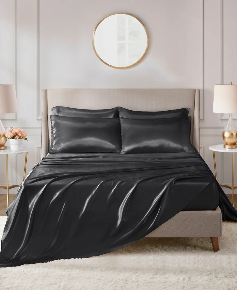 Madison Park Essentials Satin 6-Pc. Sheet Set