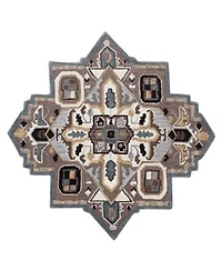 Closeout Lr Home Super Shape50922 Novelty Area Rug